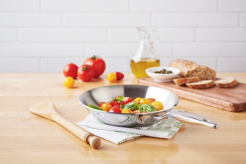 Heritage Steel 8.5 Inch Fry Pan | Made In USA | Titanium Series | 316Ti Skillet with Stay Cool Handle | Fully Clad Stainless Steel Pan with 5-Ply Construction | Induction Ready & Non Toxic - Image 2